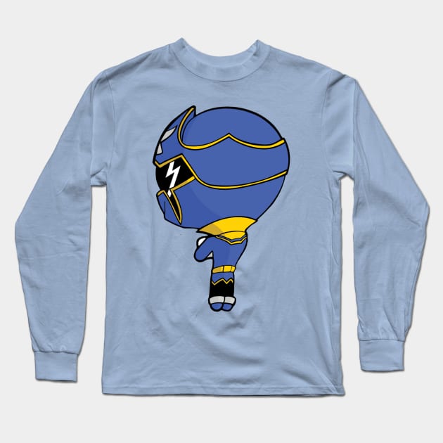 Gokai Blue Chibi Long Sleeve T-Shirt by GeekLevelAsian